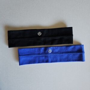 2 Lululemon Flyaway Headbands, preowned and in excellent condition